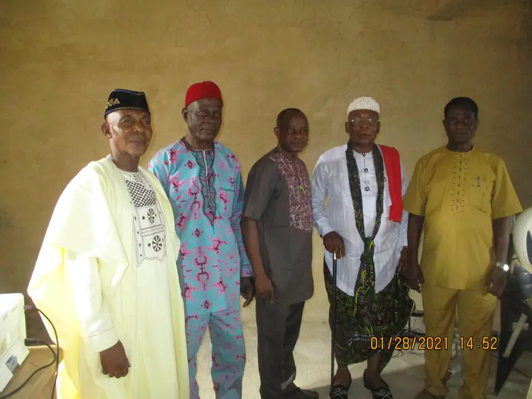 Nkome Chiefs during Ikom cluster workshop closing